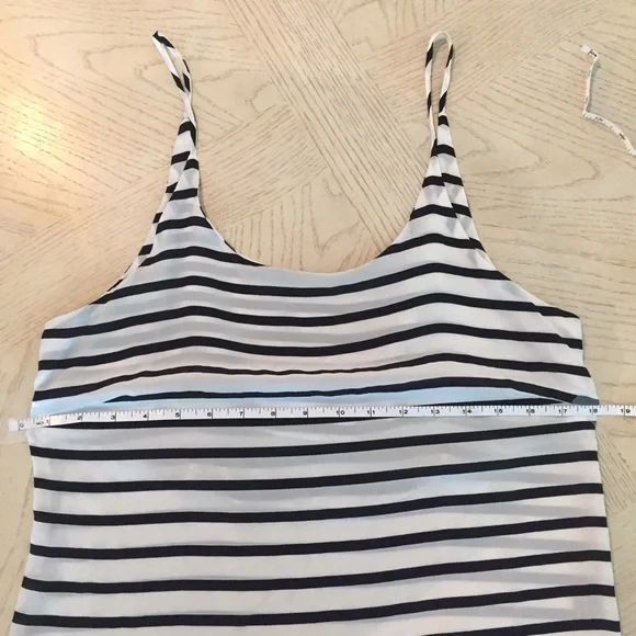 Silk B&W stripe camisole - Picture 3 of 6